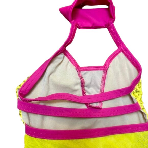 Yellow Feather Leotard - Picture 4 of 4